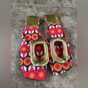 Jeffrey Campbell Lineques - 2 Thong Geometric Sandals